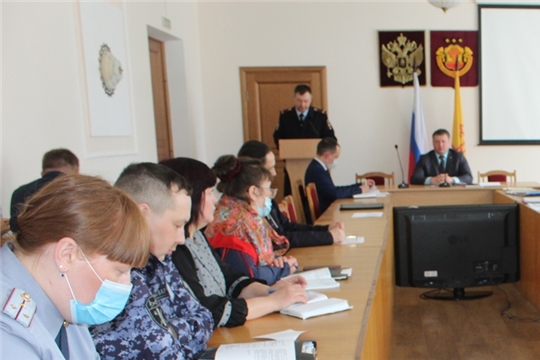 Состоялось  заседание комиссии по профилактике правонарушений в Урмарском районе