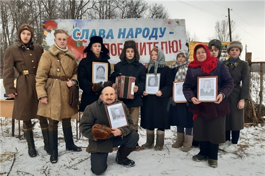 Кадеты Калининской школы стали участниками военно-исторической реконструкции, посвященной подвигу строителей Сурского рубежа