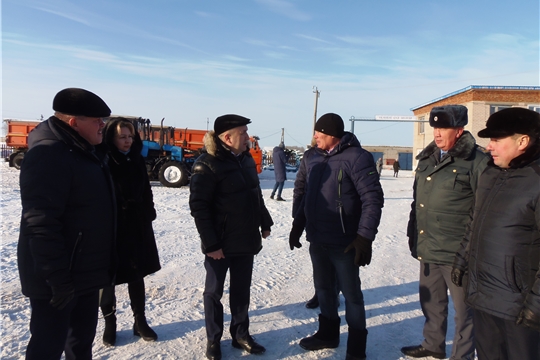 Визит Артамонова С.Г. в СХПК "Рассвет" и ООО "Победа"