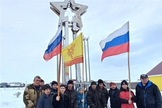 Праздник Защитников Отечества в деревне Яманчурино