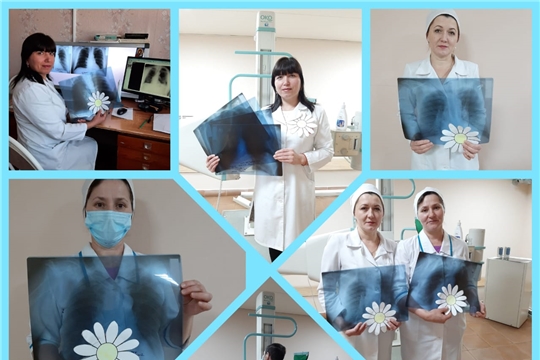 Медицинские сотрудники Яльчикской ЦРБ участвуют в акции «Флюшка на память» 