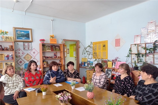 Заседание Яльчикского районного отделения Союза женщин Чувашии в Малотаябинском сельском поселении