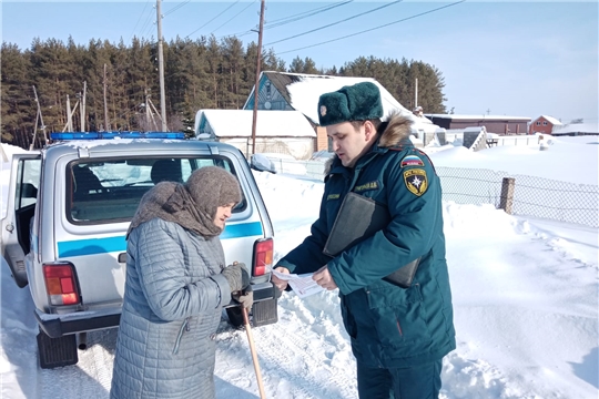 В районе проходят противопожарные рейды