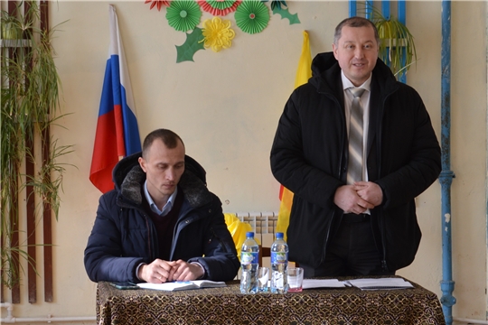 В Янтиковском районе состоялась встреча с жителями Шимкусского сельского поселения