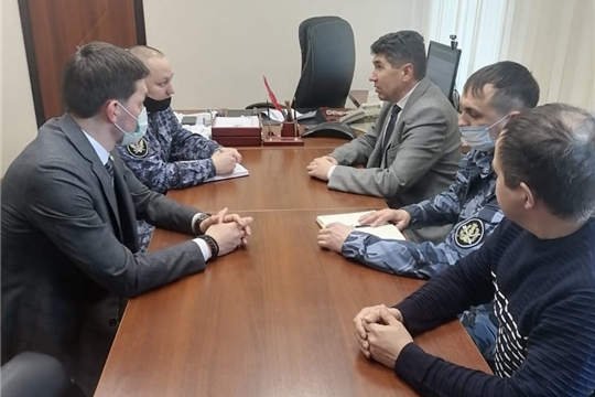 Руководитель Минпромэнерго Чувашии Александр Кондратьев с рабочим визитом посетил Цивильский район
