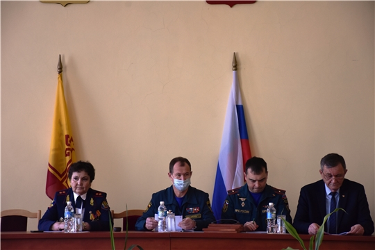 Состоялось заседание комиссии по предупреждению и ликвидации чрезвычайных ситуаций и обеспечению пожарной безопасности в Аликовском районе