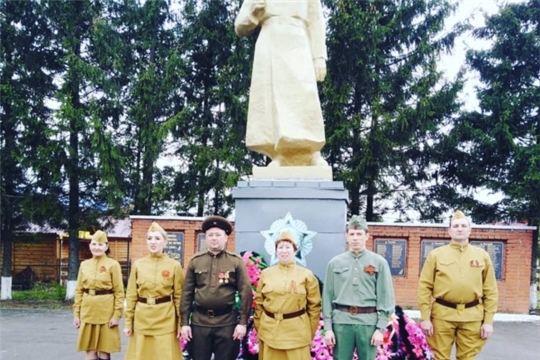 Работники культуры приняли участие в акциях, посвященных 76-летию Победы в Великой Отечественной войне