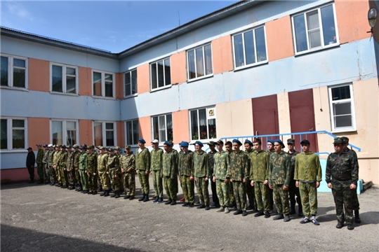 В Аликовском районе стартовали 5-и дневные учебные сборы по основам военной службы для юношей 10-ых классов