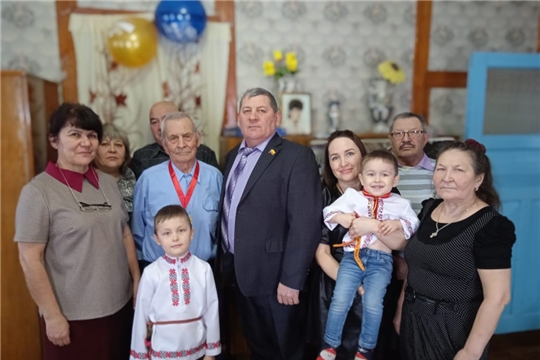 Участник войны  Феоктист Александрович Васильев отметил 95-летний юбилей