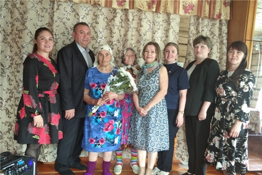 Труженица тыла, жительница с.Норваш-Шигали Ольга Харитоновна Ильина отметила 90-летний юбилей