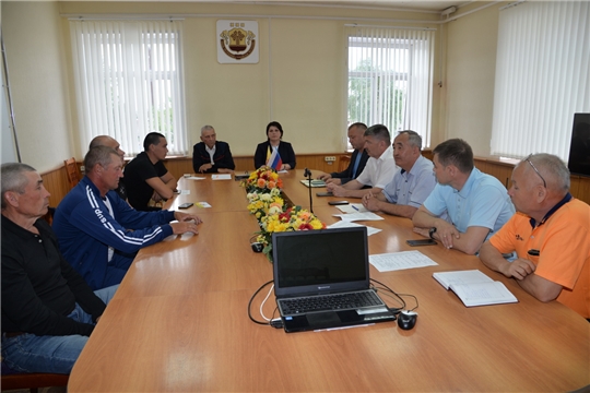 Совместное заседание организационного комитета по проведению традиционного районного праздника «Акатуй- Сабантуй»  и руководителей федераций спорта
