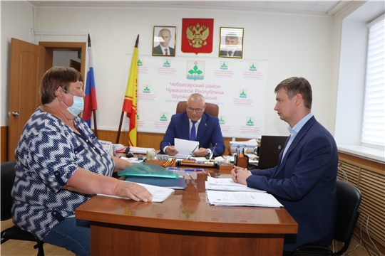 Глава администрации Чебоксарского района Николай Хорасев  провел личный прием граждан