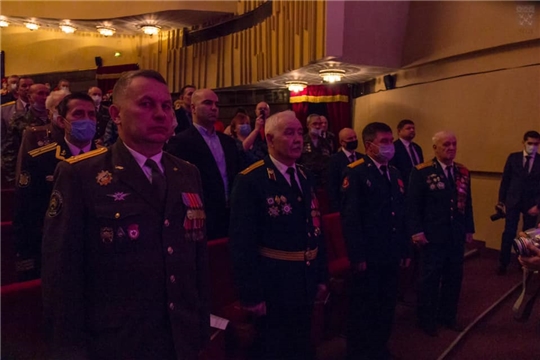 В Чебоксарах прошло торжественное собрание, посвященное Дню защитника Отечества