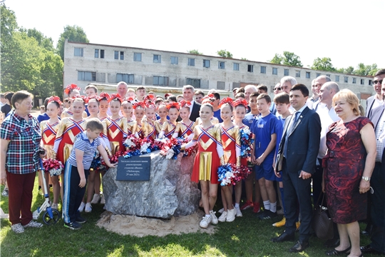Депутаты приняли участие в церемонии закладки памятного камня, символизирующего начало реконструкции стадиона «Волга» в Чебоксарах
