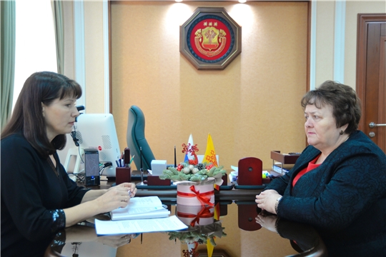 Спикер Госсовета Альбина Егорова провела рабочую встречу с детским омбудсменом Алевтиной Федоровой