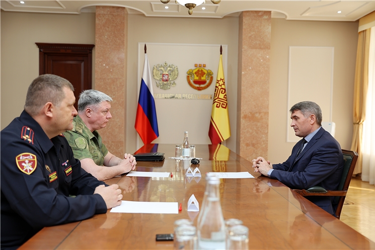 Росгвардин Чăваш Республикинчи Управленийĕн ҫӗнӗ пуҫлăхĕ пулма  Дмитрий Расчетова  шаннă