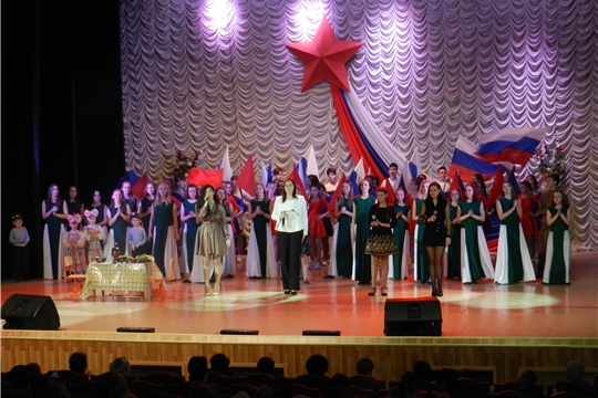 Концерт, посвящённый Дню защитника Отечества, в Алатыре