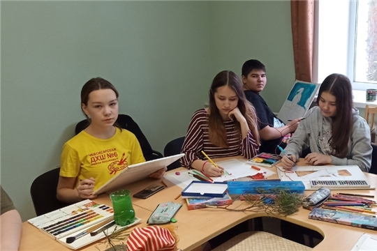 АРТ-каникулы выходного для учеников Чебоксарской детской художественной школы № 6 имени Акцыновых