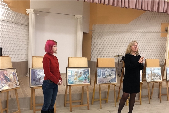 Вчерашняя выпускница Чебоксарской детской школы искусств №1, сегодня – выпускница ВГИКА встретилась с учащимися художественного отделения