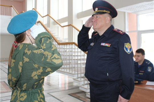 В столице состоялся смотр юных патриотов города