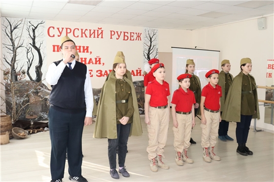 В столичных школах проходят мероприятия, посвященные строителям Сурского и Казанского оборонительных рубежей