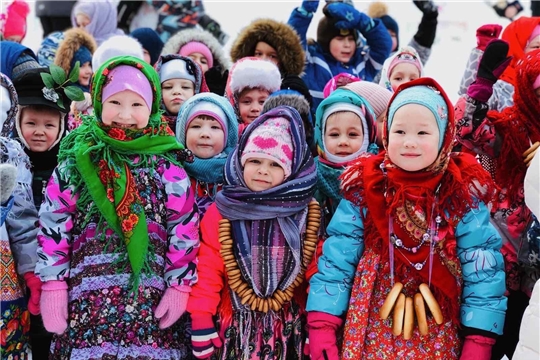 Дошкольные учреждения города Чебоксары поздравляют всех с Масленицей