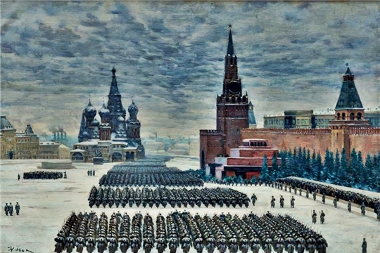 Стань участником акции «80 лет параду в Москве»