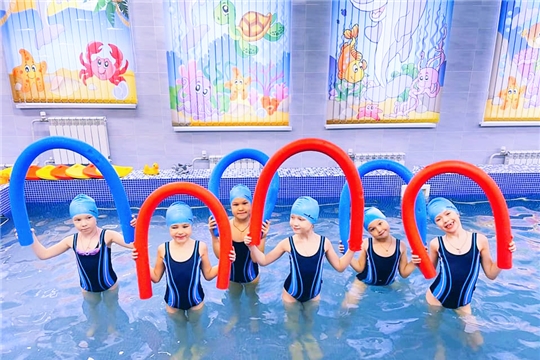 Занятия плаванием в детских садах города Чебоксары