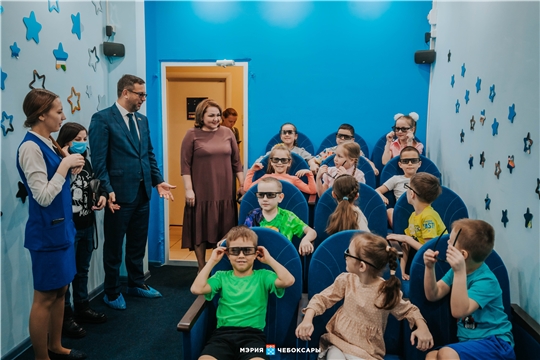 В чебоксарском детском саду открылся первый 3D-кинотеатр