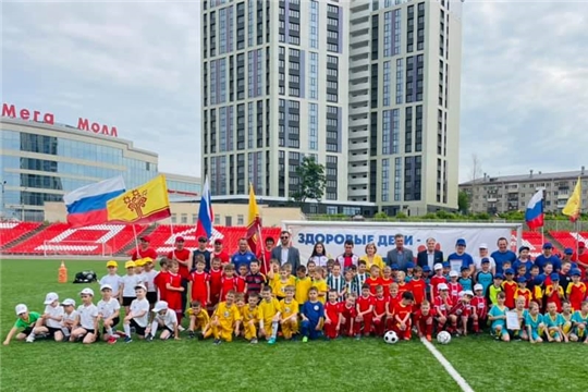 В Чебоксарах состоялся финал «Футбольной лиги дошколят» среди детских садов