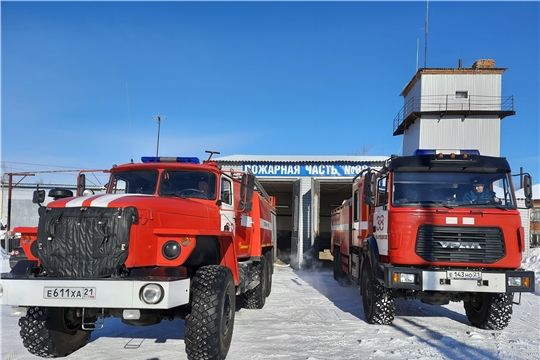 Проверка несения службы огнеборцами ПЧ-38 госкомитета
