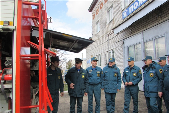 Огнеборцы  республиканской противопожарной  службы ГКЧС Чувашии подвели итоги работы за первый квартал текущего года