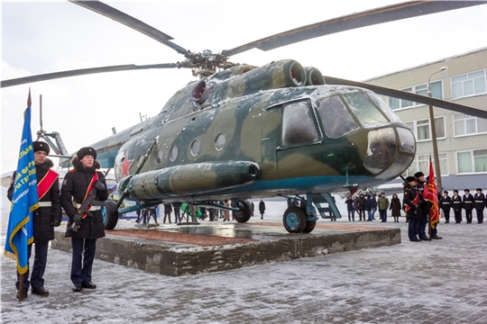 В годовщину вывода войск из Афганистана в Чебоксарах открылся мемориал-музей подвигу вертолета Ми-8