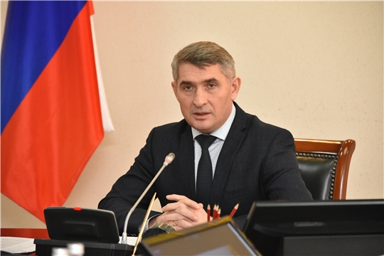 Заседание Организационного комитета по проведению в Чувашской Республике в 2021 году Года, посвященного трудовому подвигу строителей Сурского и Казанского оборонительных рубежей (фото Василия Кузьмина)