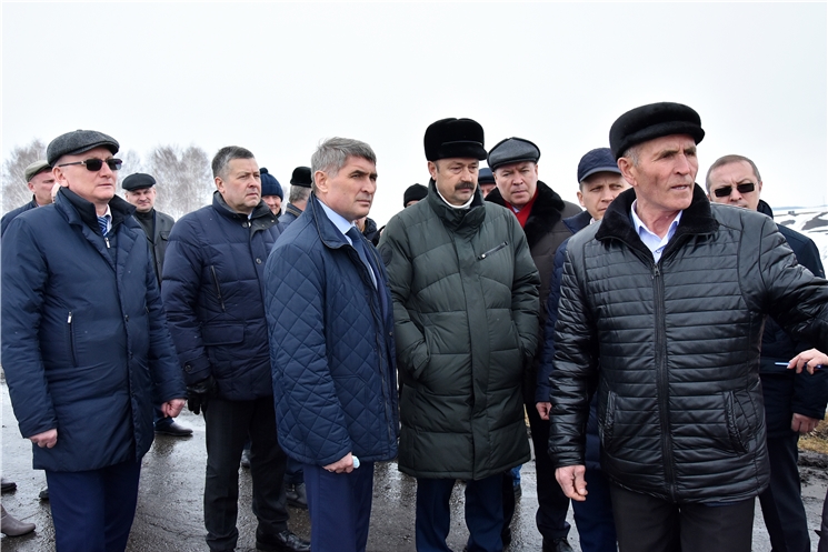 Глава Чувашии Олег Николаев посетил Комсомольский район 