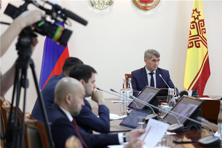 Еженедельное совещание в Доме Правительства