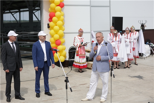 Новый коровник открылся в деревне Малдыкасы Вурнарского района