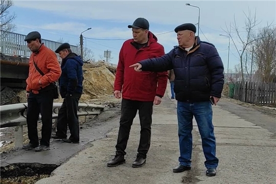 В Шумерле движение транспорта открыто по постоянному мосту через р.Паланка