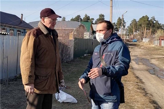 В Шумерле межведомственной рабочей группой проведен рейд по недопущению палов сухой травы