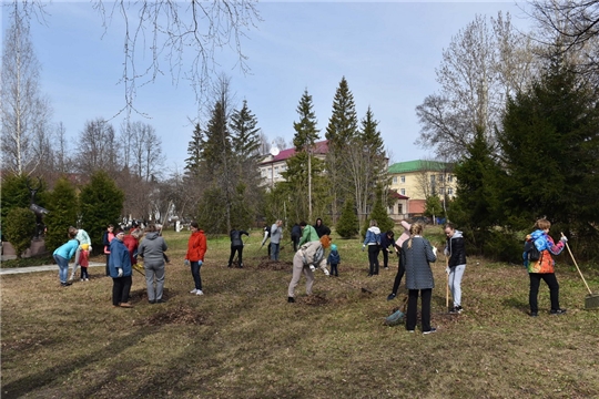 Всероссийский экологический субботник в городском парке