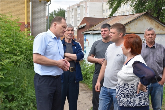 Глава администрации города Шумерля Валерий Шигашев совершил рабочий объезд территории муниципалитета