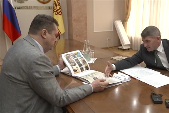 Глава Чувашии встретился с телеведущим Владимиром Соловьевым
