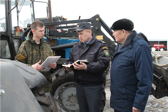 Осмотр техники в ООО «Агрофирма «ПИОНЕР»