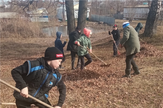 Субботники в Канашском районе