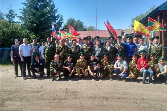 Открытие памятного знака «Пограничный столб» в д. Вурман-Янишево