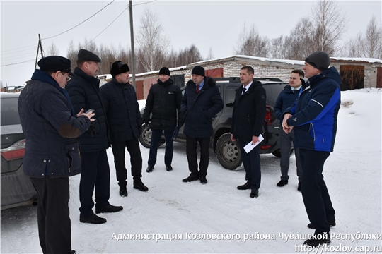 Козловский район с рабочим визитом посетил министр транспорта и дорожного хозяйства Чувашской Республики Владимир Осипов