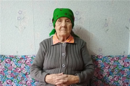 Труженице тыла, ветерану труда Евдокимовой Алевтине Ивановне исполнилось 90 лет