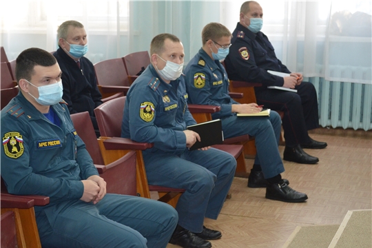 Заседание комиссии по чрезвычайным ситуациями обеспечения пожарной безопасности Мариинско-Посадского района