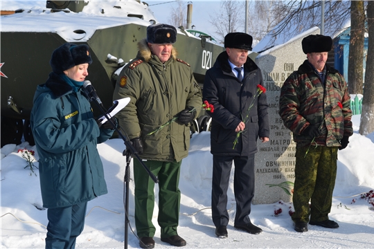 В Мариинско-Посадском районе почтили память воинов-интернационалистов