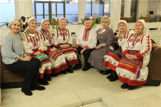 Делегация Мариинско-Посадского района на театрализованном концертном представлении «Посвящается строителям рубежей…»